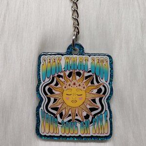 Seek What Sets Your Soul On Fire Keychain